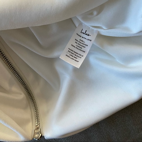 NWOT Lulus All In Favor White Midi Dress - Picture 12 of 16